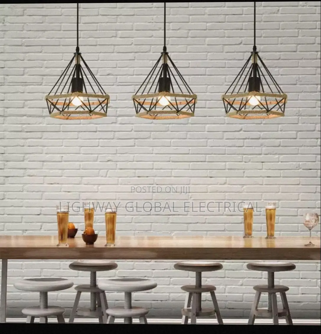 Single E27 Industrial Lighting Loft Pendant Dropping