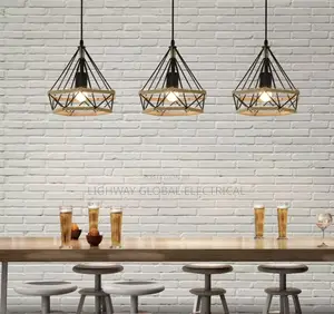 Single E27 Industrial Lighting Loft Pendant Dropping