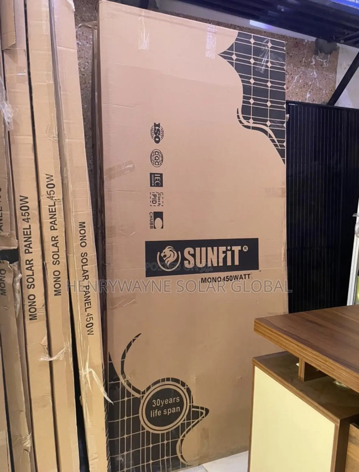 450watts All Black Sunfit Solar Panel