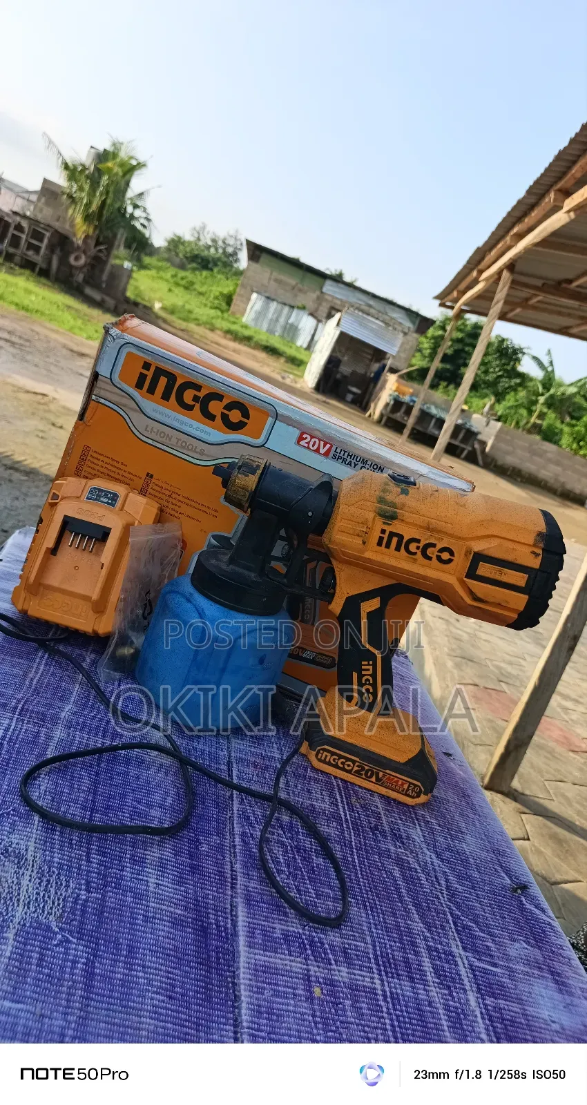 Rechargeable Spraying Machine