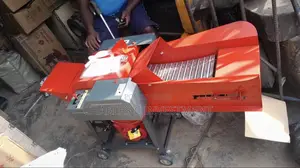 Chaff Cutter Machine With Conveyor – Animal Grass Feed Crusher