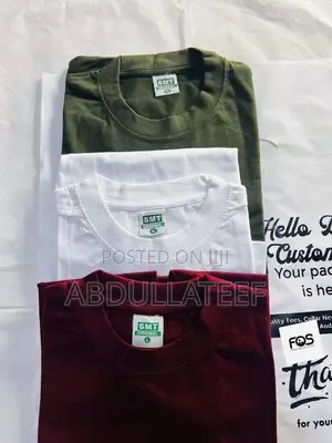 High Quality SMT Plain T-Shirt