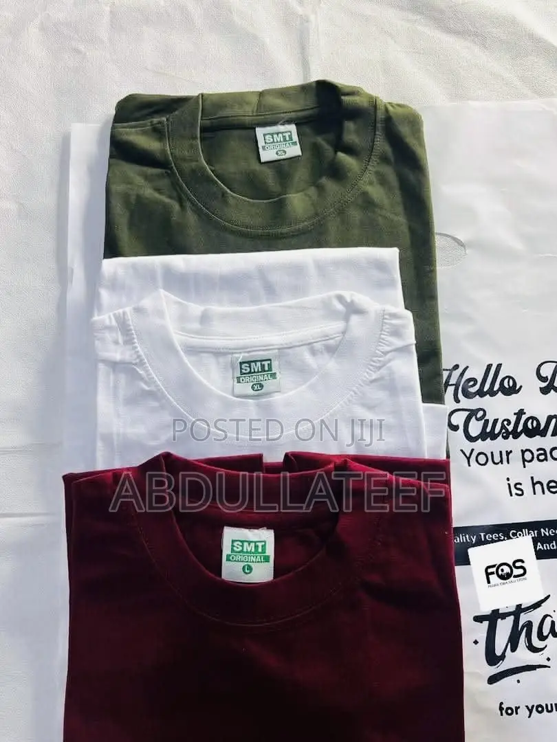 High Quality SMT Plain T-Shirt