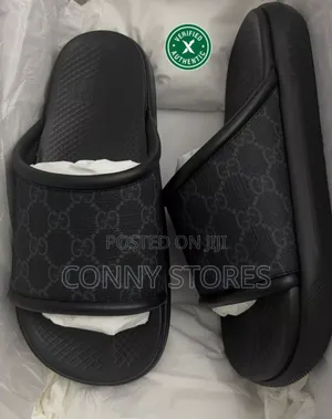 Original Gucci Gg Supreme Canva Sandals