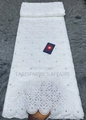 Original Crystal Stones Soft Guipure