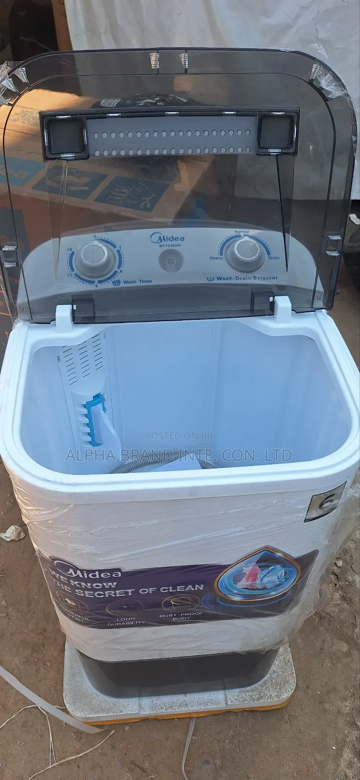 Midea 6kg Single Tub Washing Machine