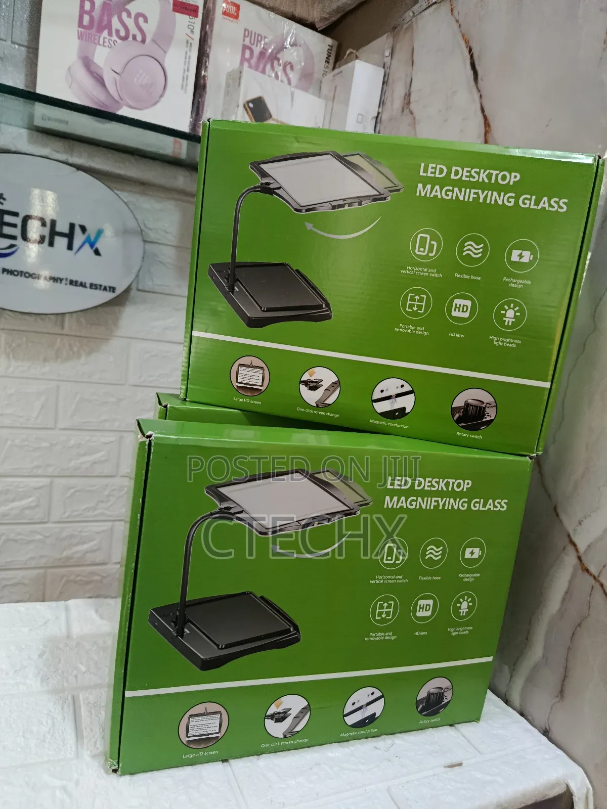 Led Desktop Screen Magnifier With High Definition Large Lens