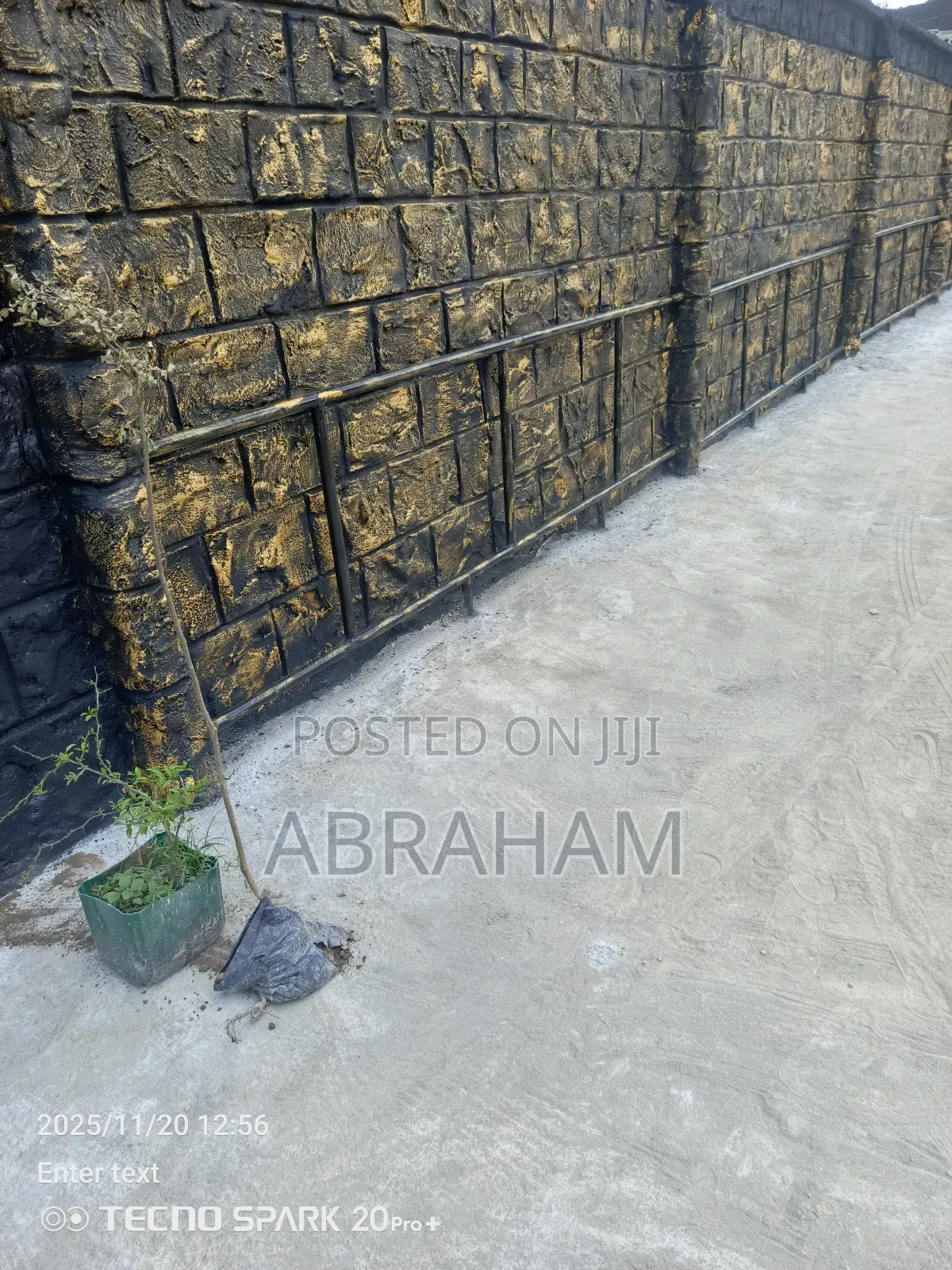 Solid Concrete Floor and Walls