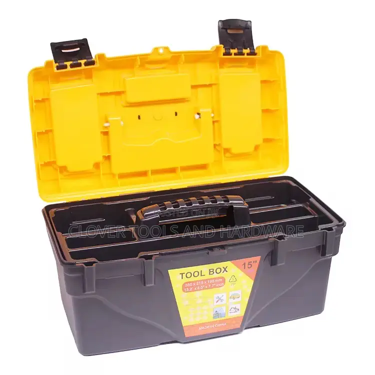 Empty Plastic Tools Box 13” 15” 18” 21”