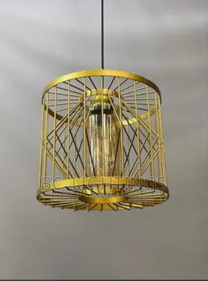 Modern Single Big Iron Dropping Pendant Light