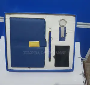 4-in-1 Corporate Gift Pack– Notebook, Pen, Card Holder Flash Drive