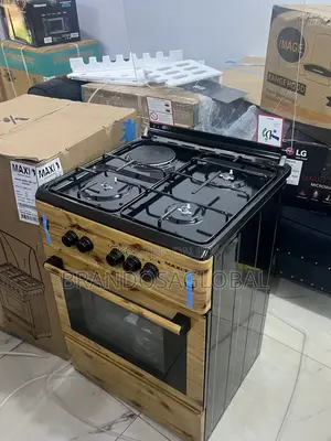 Maxi F6b31g2 Gas + Electric 3+1 Cooker With Italian Burners