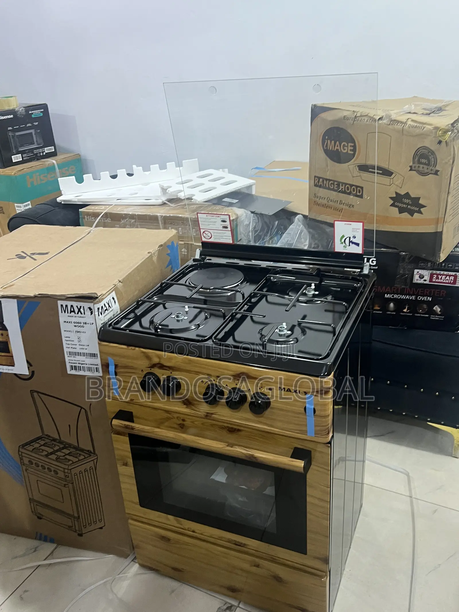 Maxi F6b31g2 60×60 3+1cooking Range With Multi-Function Oven