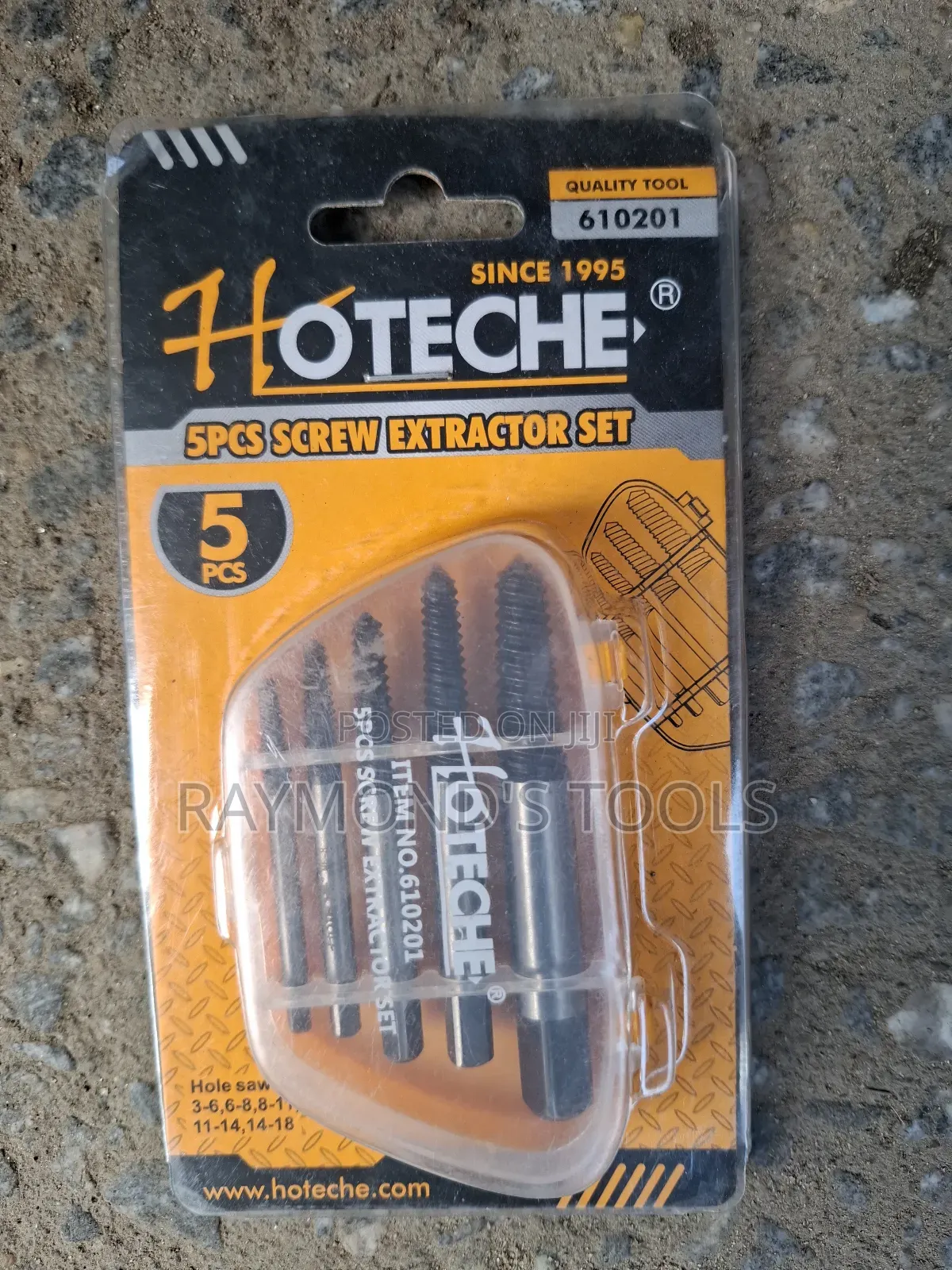 Screw Extractor Set 3-6,6-8,-18