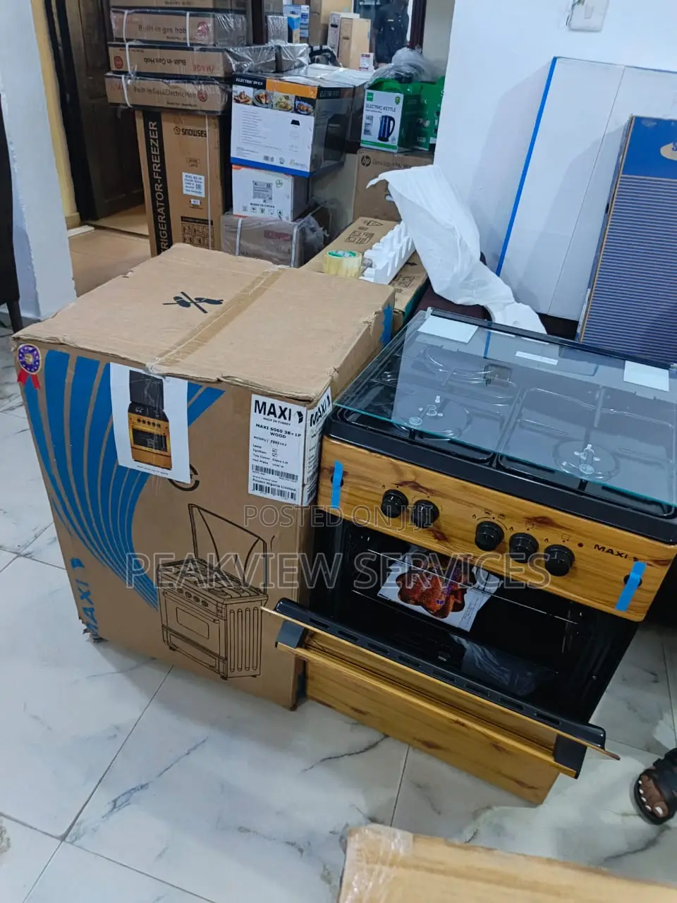 Maxi 60x60 Gas Cooker With 3+1 Burners