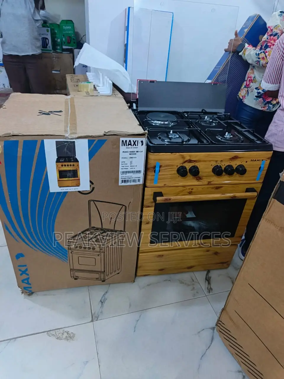 60x60 Maxi Cooking Gas 3+1 Burner