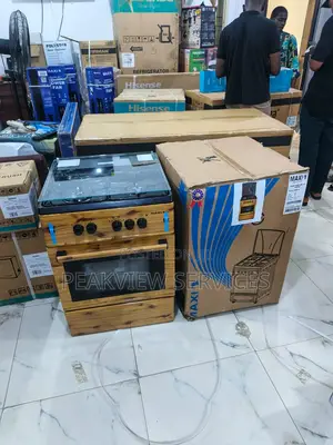 Maxi 60 by 60 Gas Cooker Four Burner Combo