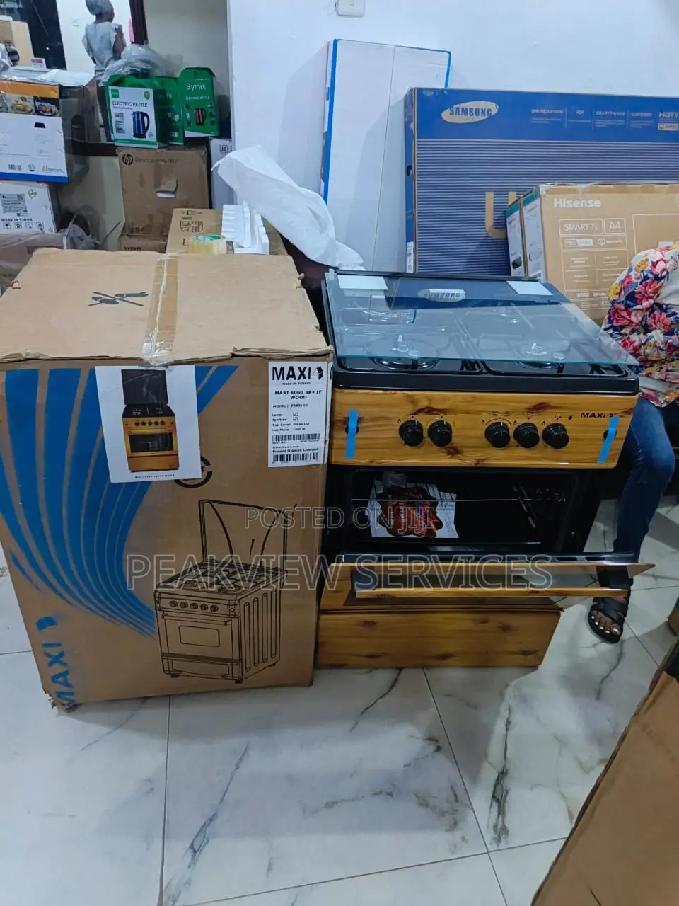 60x60 Maxi 3+1 Cooking Appliance