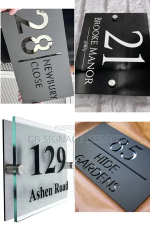 House Address Signage