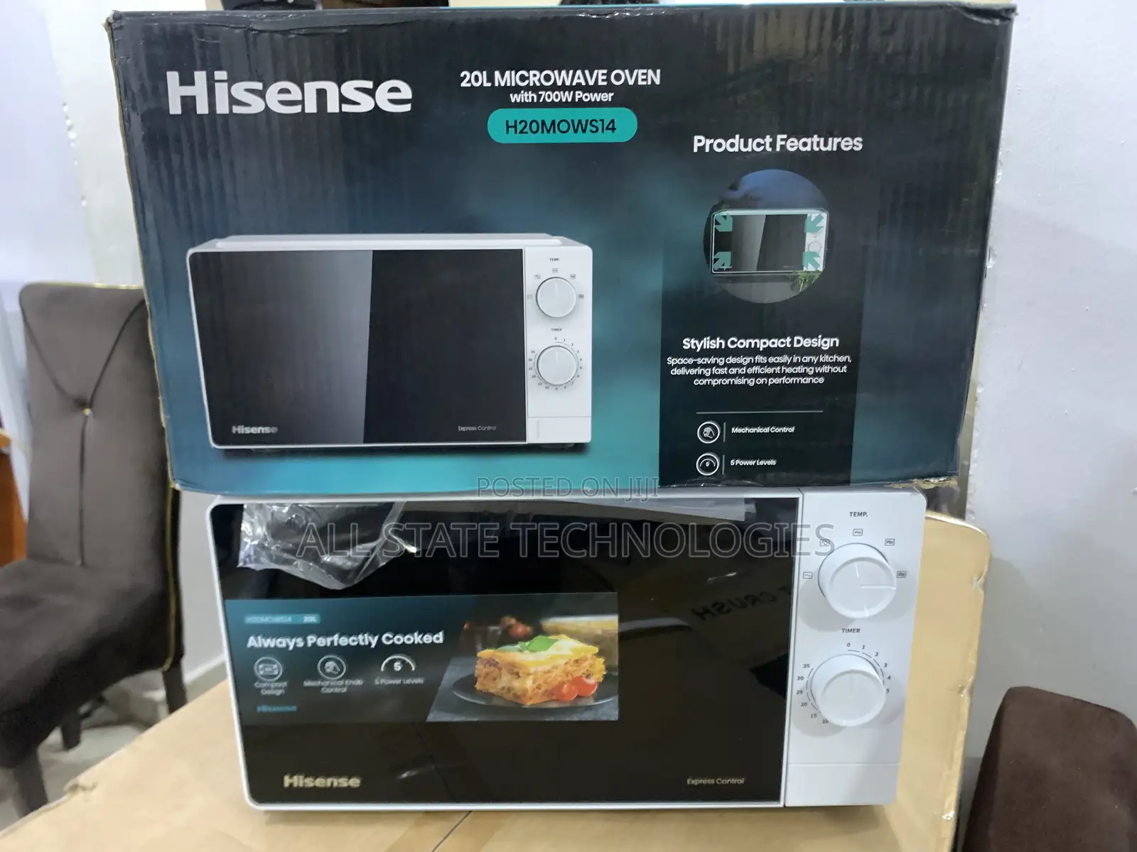 Hisense 20l Microwave With Even Heating Performance