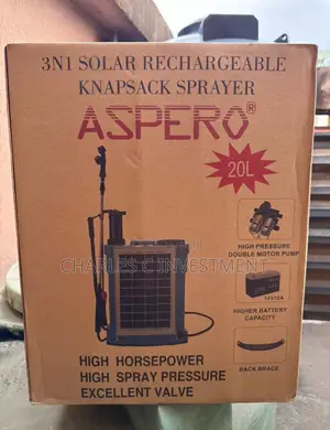 3n1 Solar Rechargeable Knapsack Sprayer