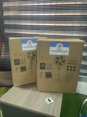 Solar Rechargeable Standing Fan