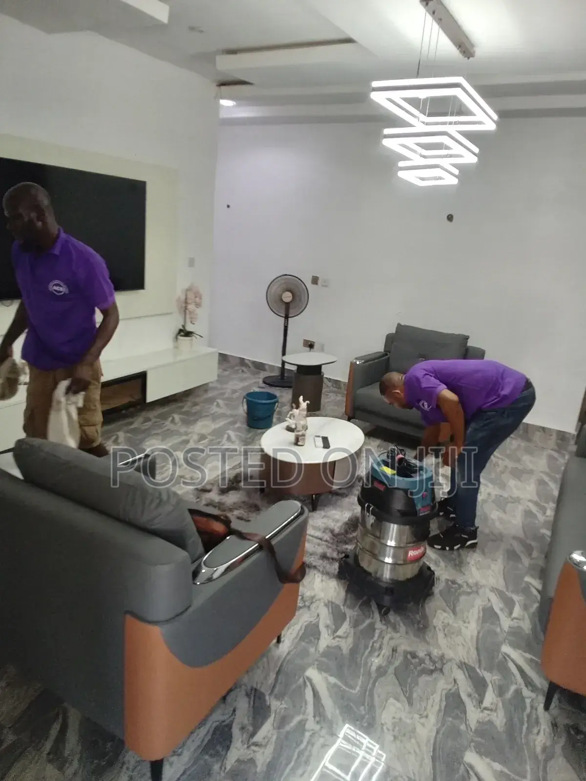 Construction Cleaning and Upholstery Service.