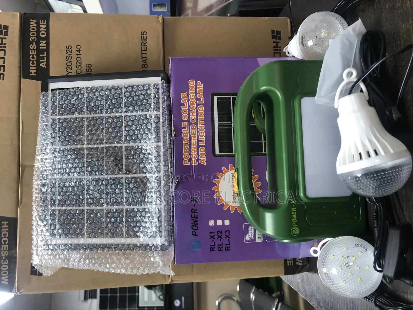 Portable Solar Powered Charging and Lighting Lamp