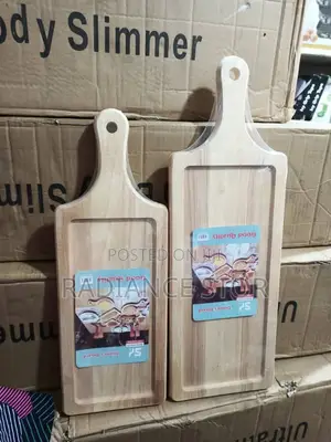 1 Piece Quality Wooden Rectangle Ffood Platter (Long & Short)