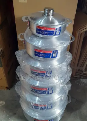 6pcs Round Aluminum Casserole