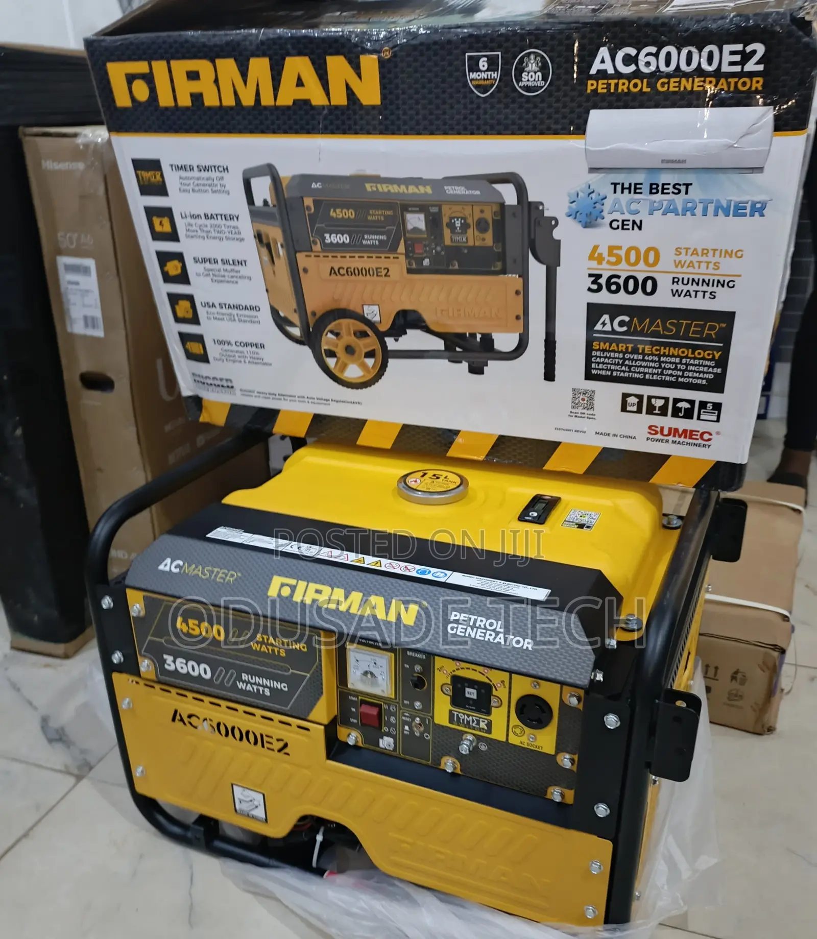 Firman Ac6000e2 Key Start Gen 3.5kva