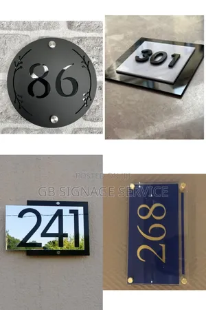 Door Apartment Signage