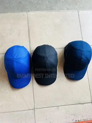 Plain Black 5-Panel Cap
