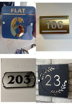 Flat Apartment Sign