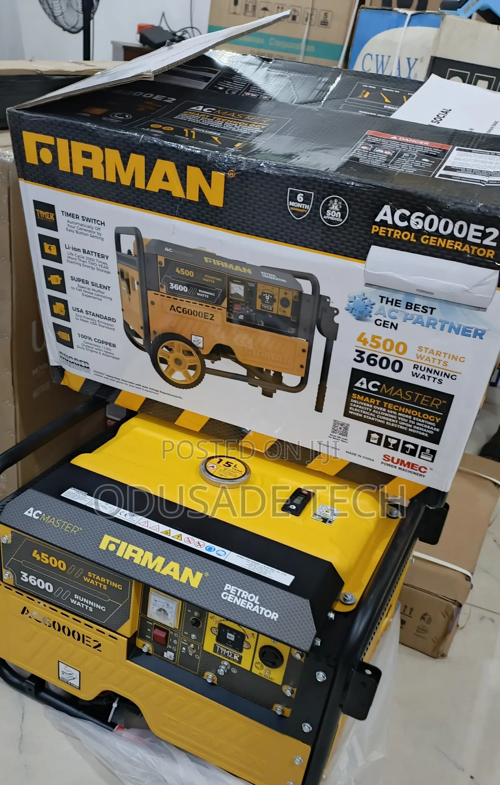 Firman Ac6000e2 3.5kva Petrol Generator