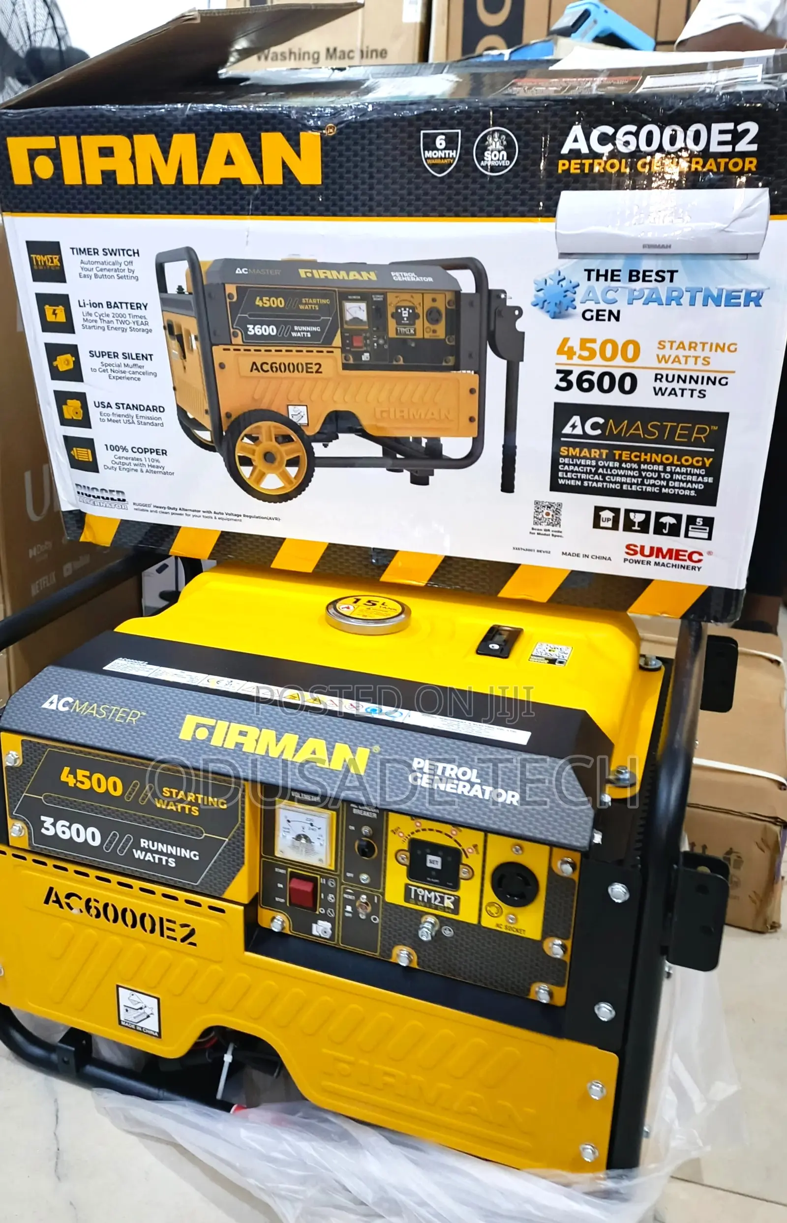 Firman Ac6000e2 3.5kva Modern Key Start Home Generator