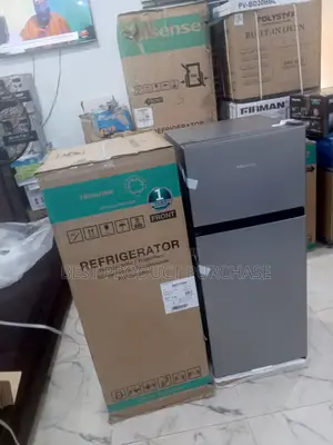 Clean Hisense 124l Double Door Fridge With Freezer