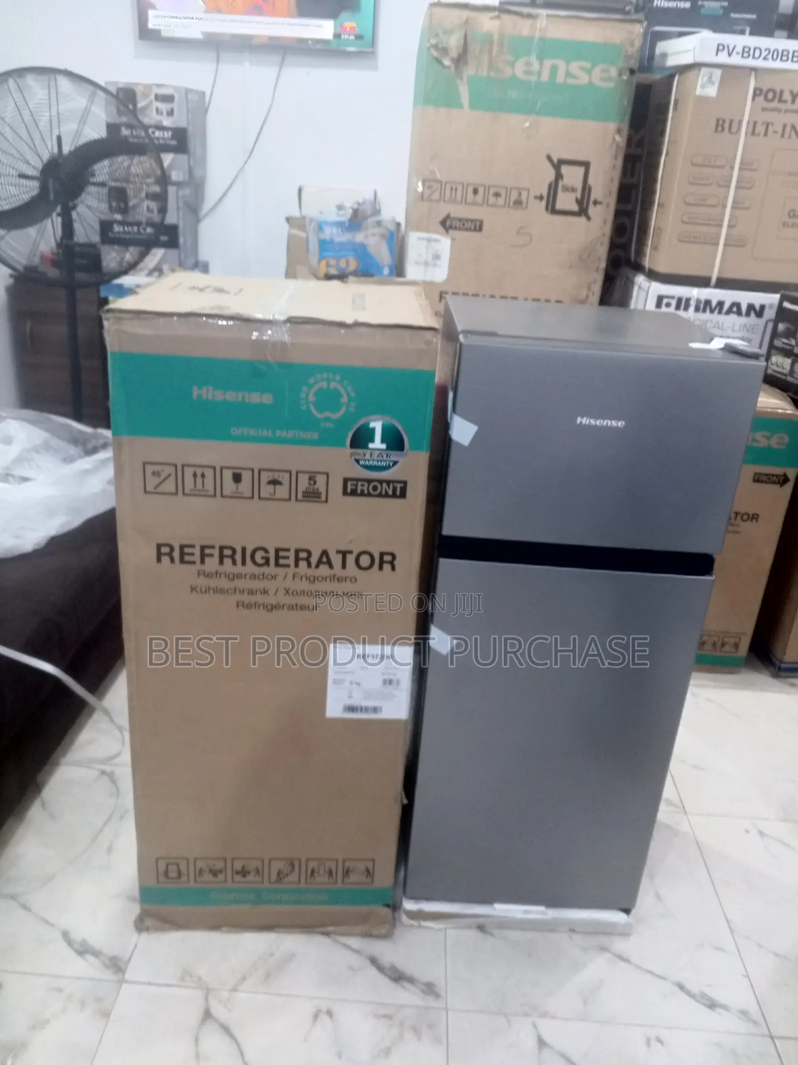 Hisense 124l Refrigerator Double Door — Low Power Use