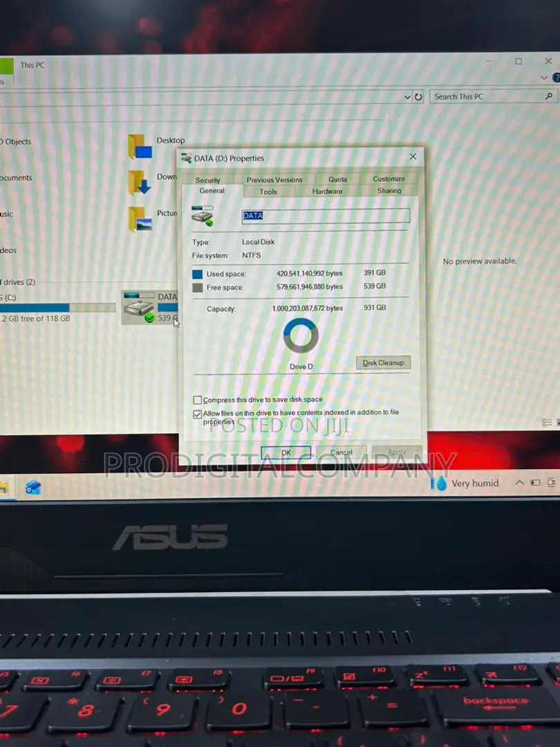 Laptop Asus FX503 16GB Intel Core i5 HDD+SSD 1T