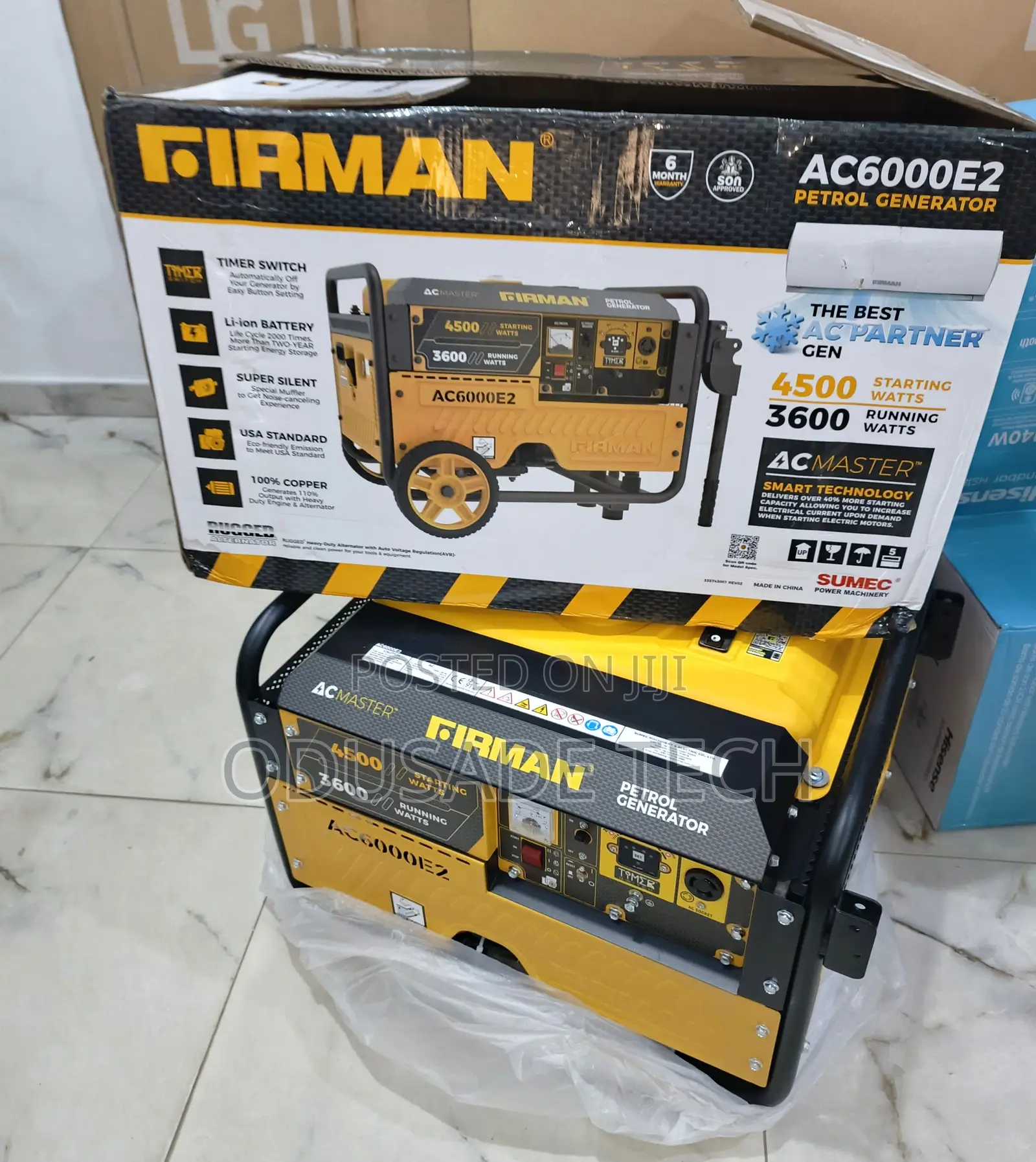 Firman Ac6000e2 Easy Start Generator 3.5kva