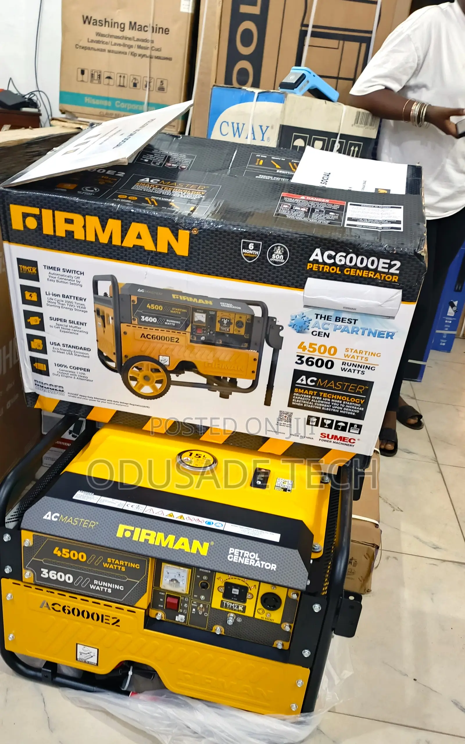 Firman 3.5kvaac6000e2 New Generator