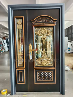 German Copper Cast With Glass
