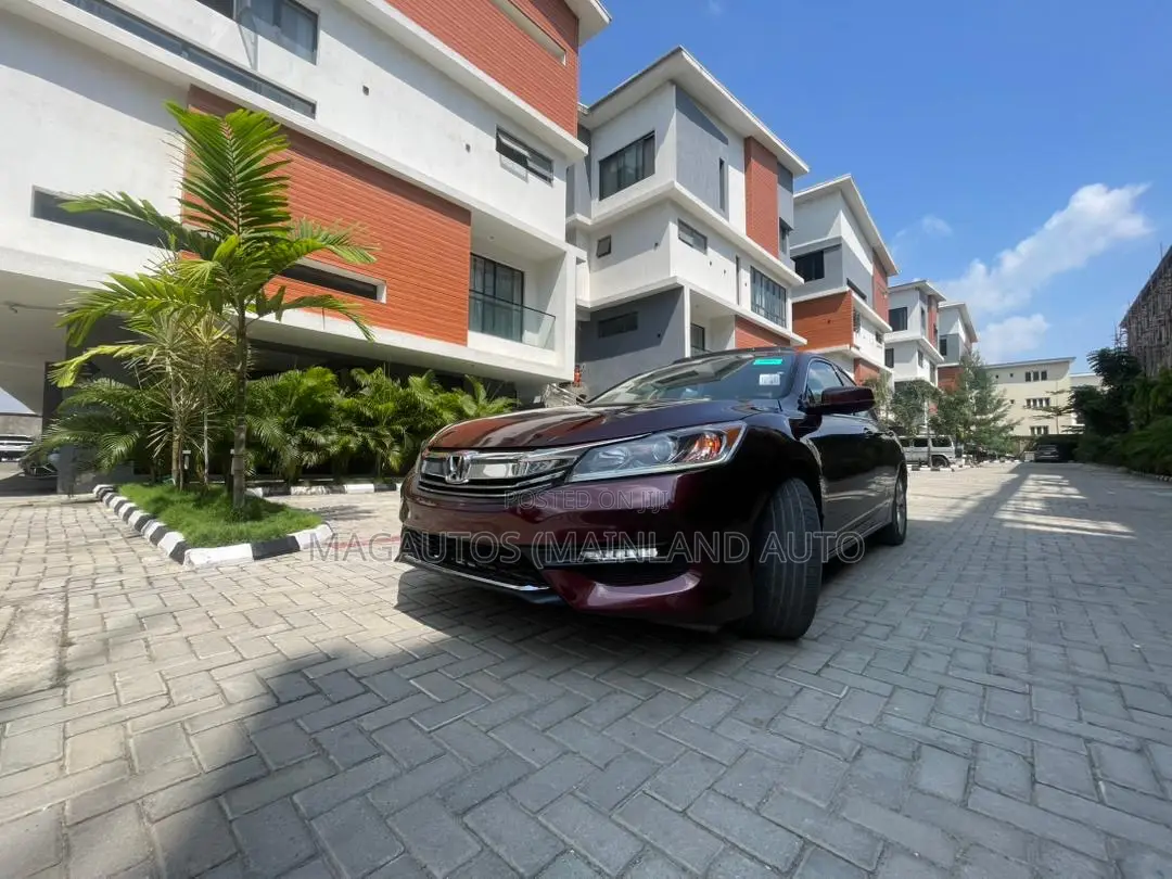 Honda Accord EX-L V-6 4dr Sedan w/Navigation (3.5L 6cyl 6A) 2014 Maroon