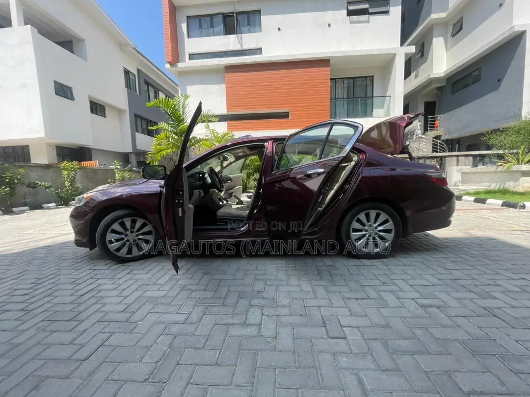 Honda Accord EX-L V-6 4dr Sedan w/Navigation (3.5L 6cyl 6A) 2014 Maroon