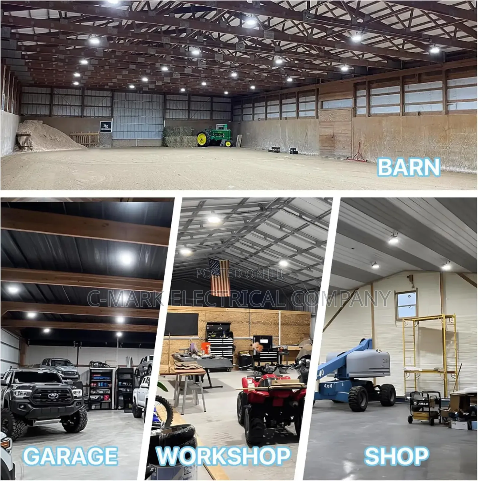Led High Bay Light 100w,200w,400w,800w Ip65 Industrial Warehouse