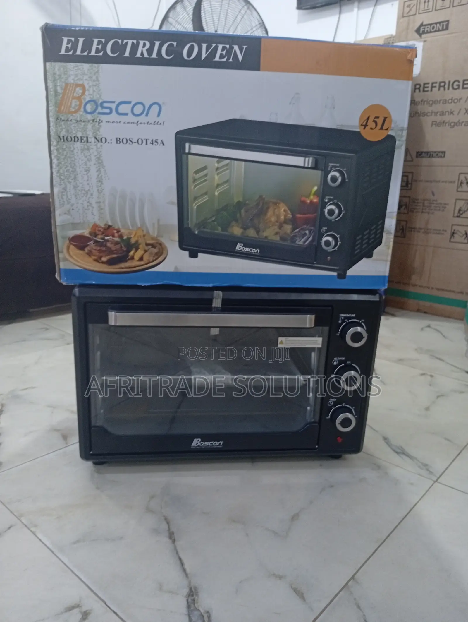 Boscon 45l Electric Oven With Timer Settings