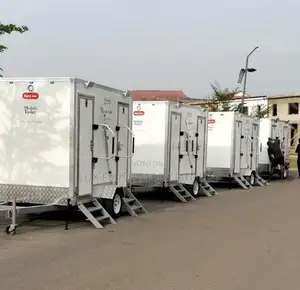 Luxury Trailer Mobile Toilet Hire--Weddings, Funerals, Parties, Events