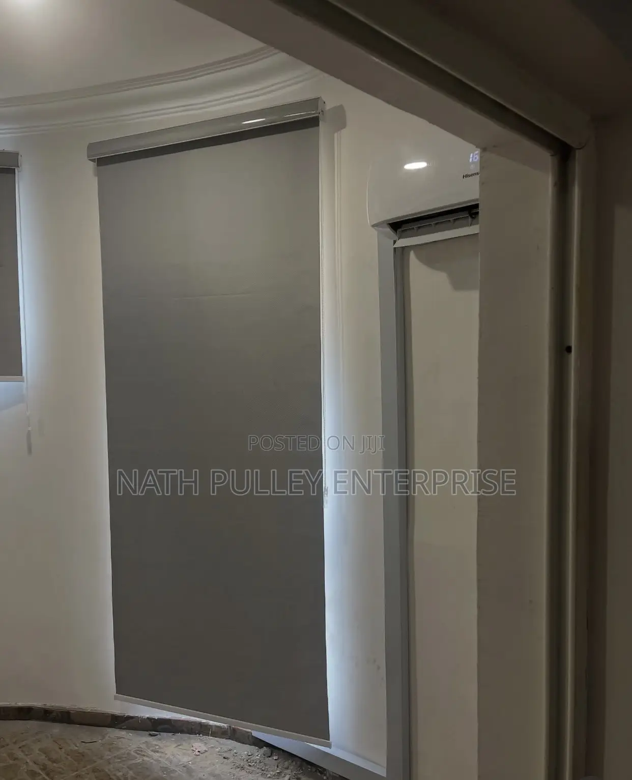 Grey Blackout Roller Blind