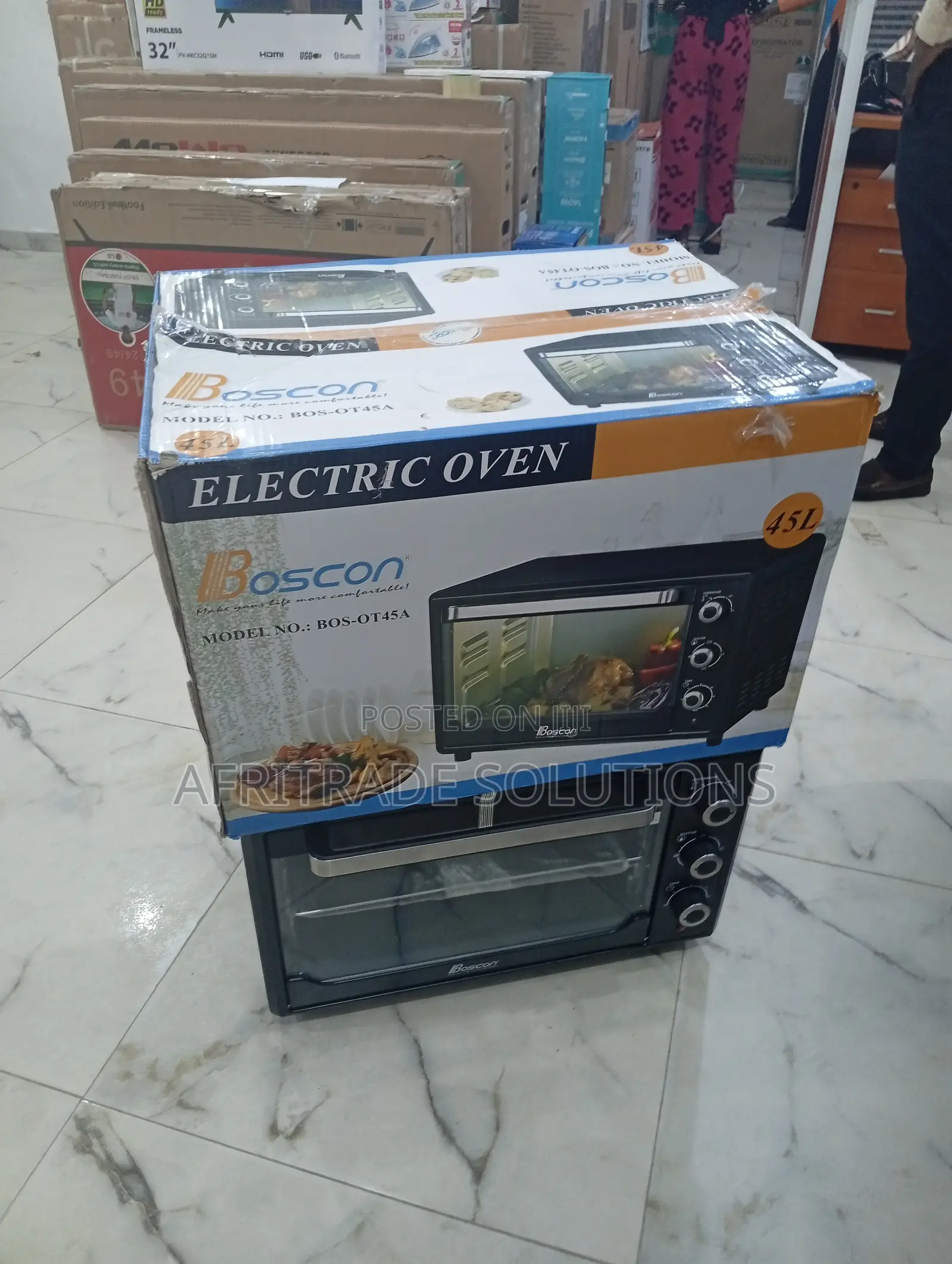 Boscon 45l Electric Oven for Quick Meals