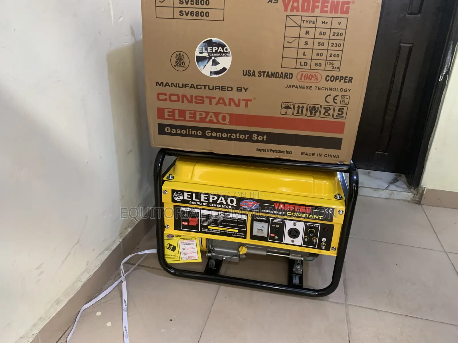 Elepaq Constant Sv5800 – Robust Engine, Smooth Output